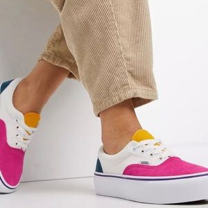Vans Era Platform Color Block!!
